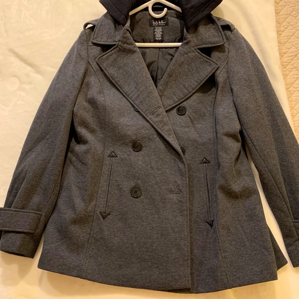 Grey Peacoat